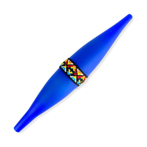 Boquilla Helada Bazooka azul sobre fondo blanco