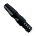 Conector de manguera Lighting negro sobre fondo blanco