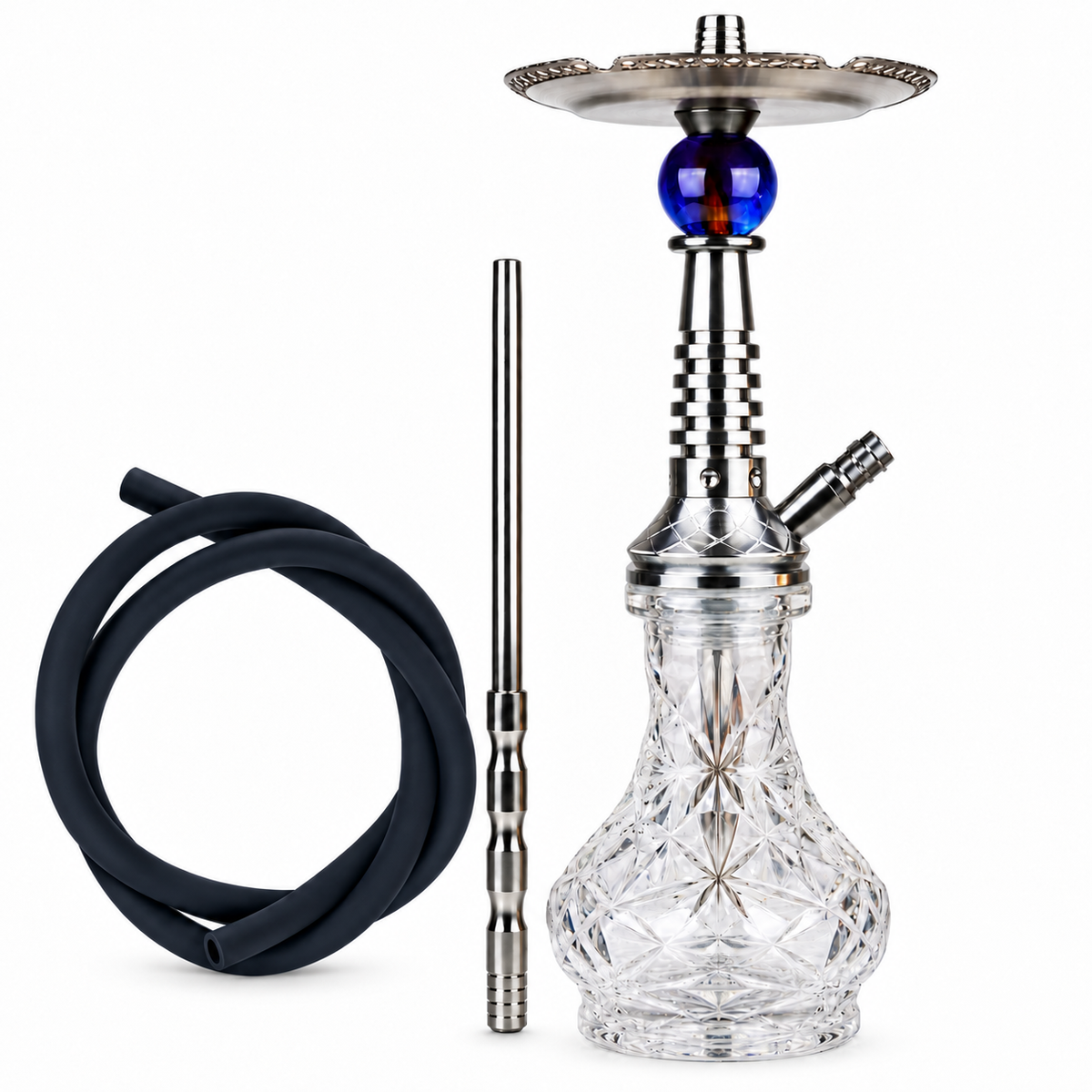 Cachimba Mini Cosmos Neptuno con fondo blanco